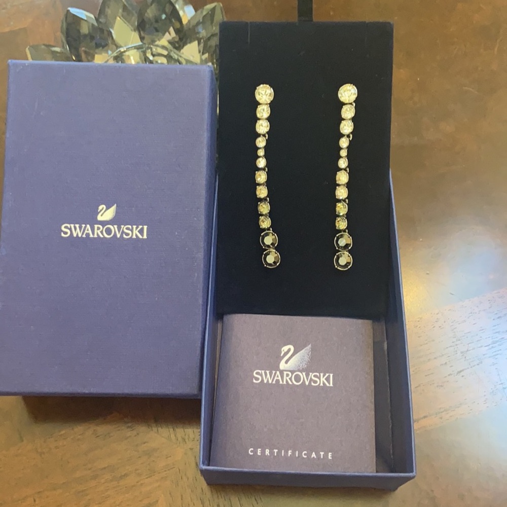 Swarovski hot Montana earrings - Picture 13 of 13